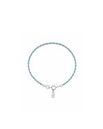 Cold Water Blue Silk Bracelet