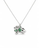 Full Pavé Cabbage Pendant Necklace — premium necklace by TEASES