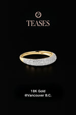 Sparkling Dome Ring in 14K Gold, Classic Jewelry Series