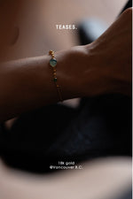 "Abundant Fortune" Gold Ingot and Jade Gourd Bracelet in 18K Gold