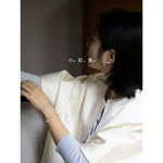 18K 골드 핑크 바다 진주 드롭 귀걸이, 개인 소장품