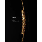 Horn of Plenty Hollow Pendant Necklace in 18K Gold