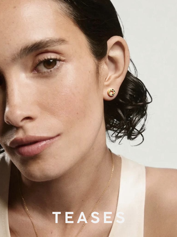 18K Gold Hand-Engraved Coin Earrings