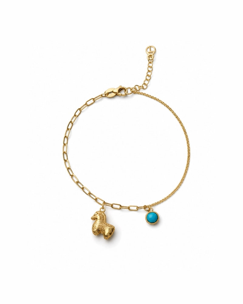 Lucky Horse Gold Charm Bracelet — premium bracelet by TEASES