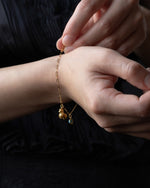 Lucky Horse Gold Charm Bracelet — alternate angle by TEASES