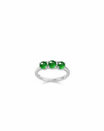 Full Circle Jade Earrings — alternate angle by TEASES