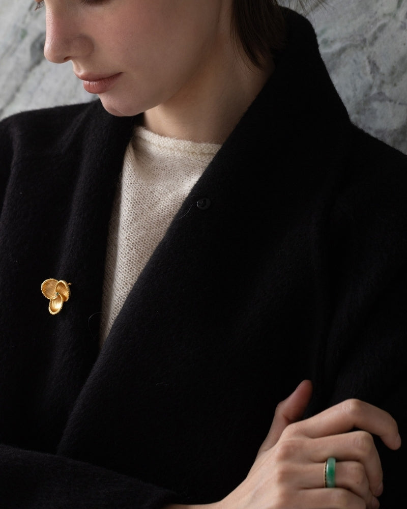 Rigato Iris Brooch — alternate angle by TEASES