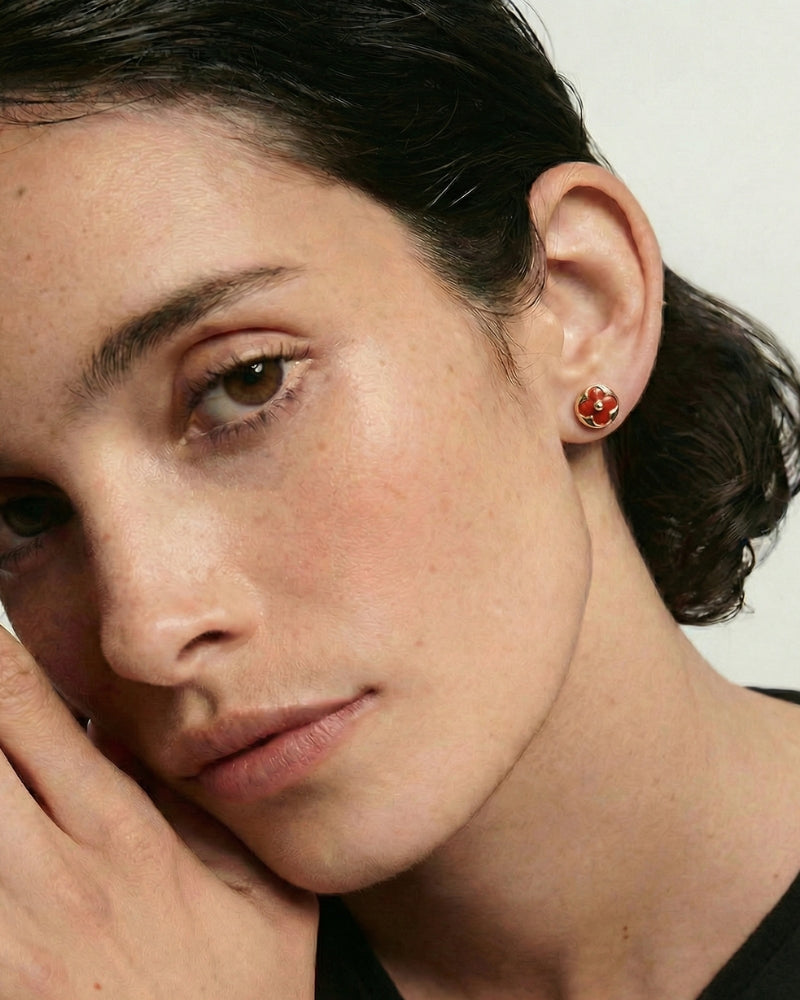 Classic Four-Leaf Clover Studs