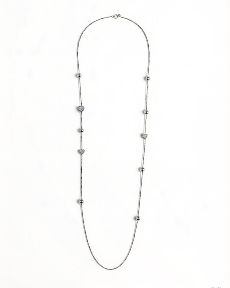 Calla Lily and Akoya Pearl Necklace with double-sided diamonds from private collection