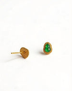Jade gourd stud earrings_01