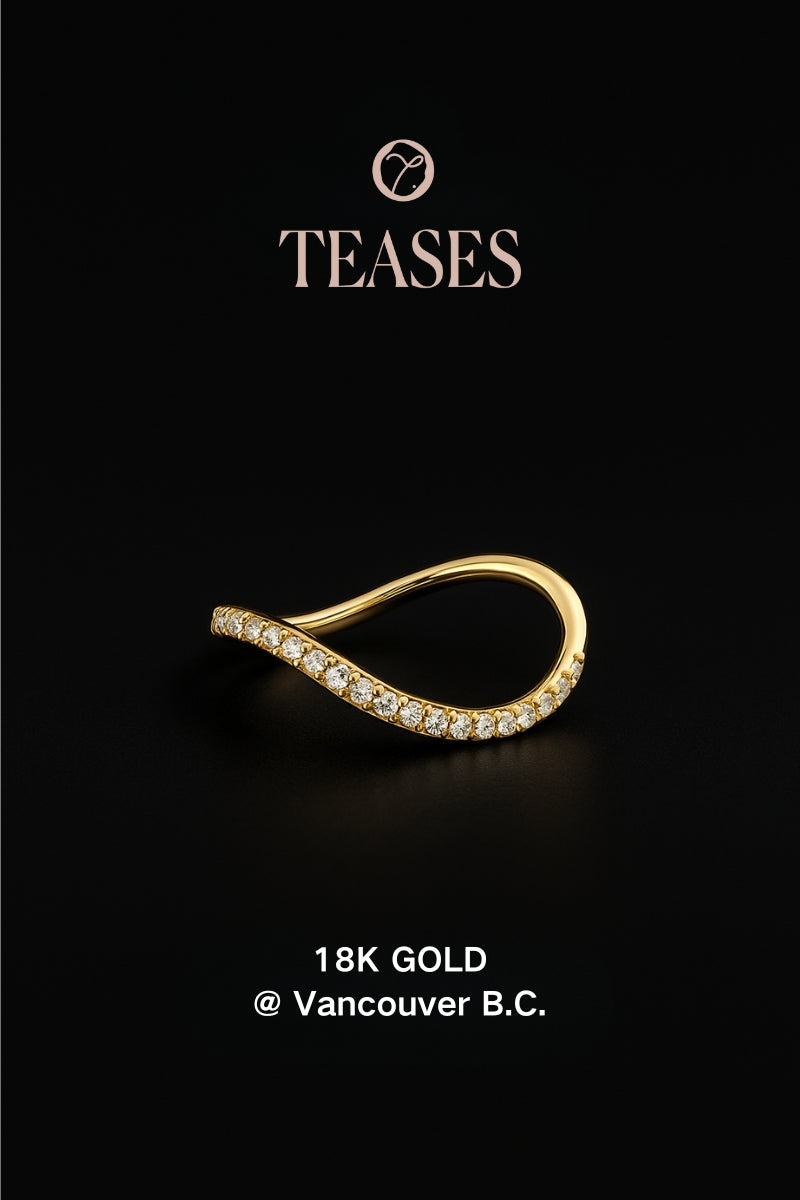 Luminous Dome Pavé Diamond Ring