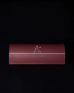 Calfskin Leather Glasses & Jewelry Travel Case - Voyage - Image 1