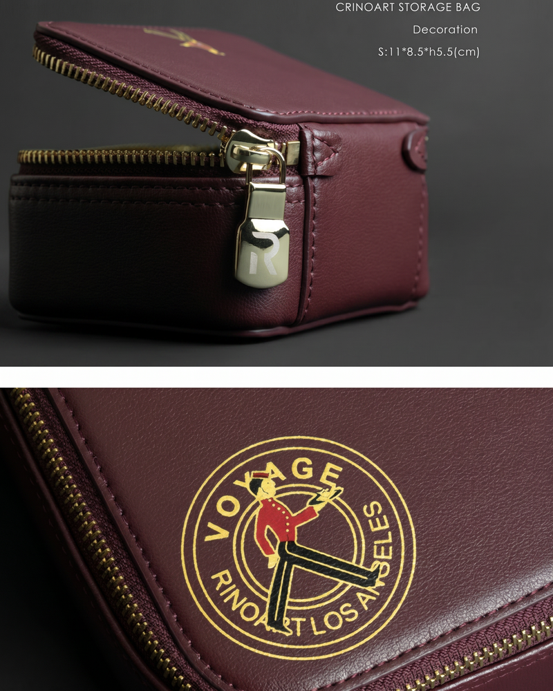 Premium Calf Leather Jewelry Box - Voyage Series - Image 3