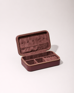 Calfskin Leather Jewelry Organizer Box - Voyage - Image 2